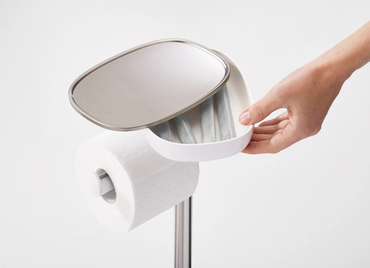EasyStore Toilettenpapier-Ständer in Weiss präsentiert im Onlineshop von KAQTU Design AG. Toilettenartikel ist von Joseph Joseph