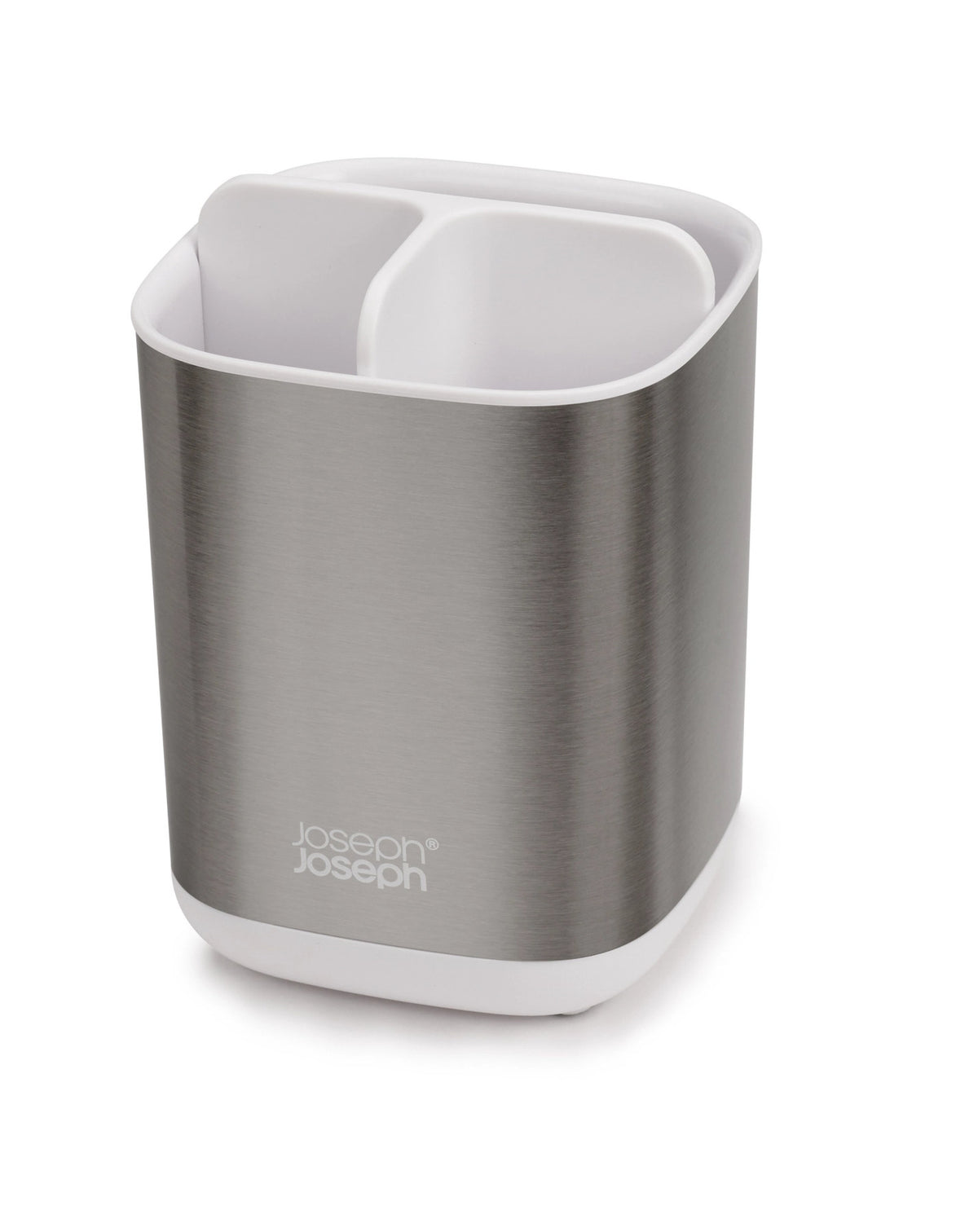 EasyStore Steel Zahnbürstenhalter - Weiß in Weiss präsentiert im Onlineshop von KAQTU Design AG. Zahnputz ist von Joseph Joseph