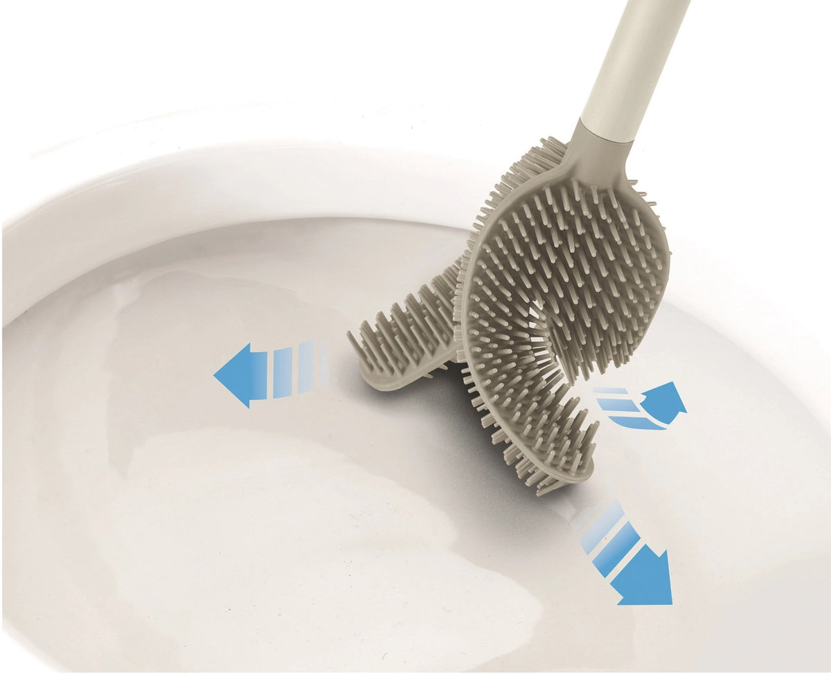 Flex 360 WC Bürste ecru in Beige präsentiert im Onlineshop von KAQTU Design AG. Toilettenartikel ist von Joseph Joseph
