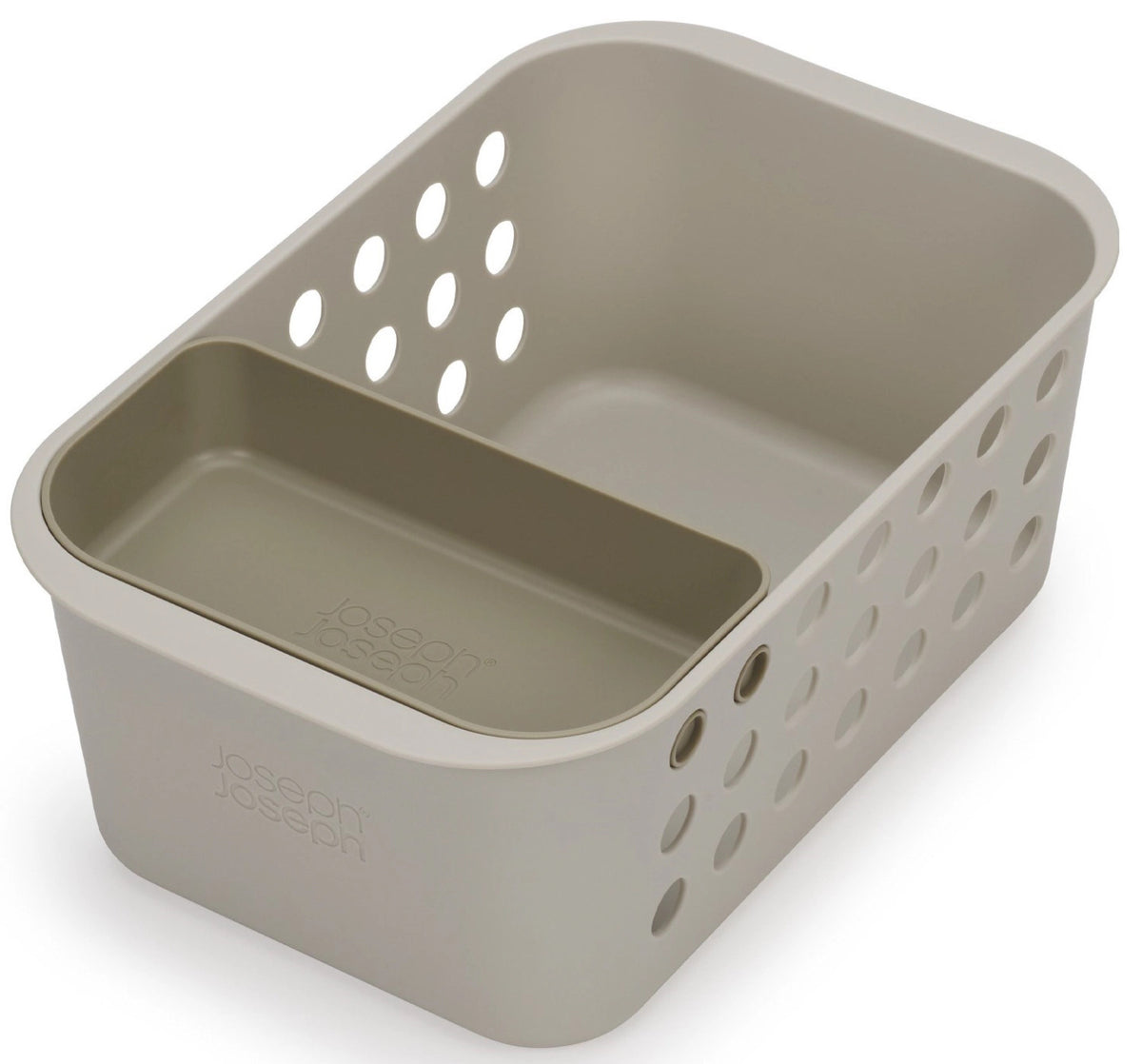 EasyStore Aufbewahrungskorb in Beige präsentiert im Onlineshop von KAQTU Design AG. Aufbewahrungsbehälter ist von Joseph Joseph