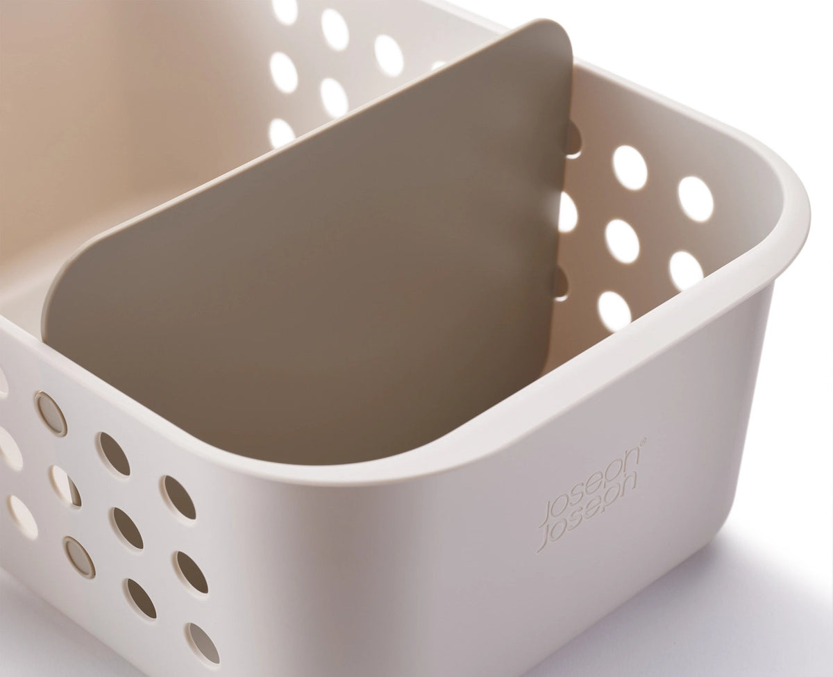 EasyStore Aufbewahrungskorb in Beige präsentiert im Onlineshop von KAQTU Design AG. Aufbewahrungsbehälter ist von Joseph Joseph