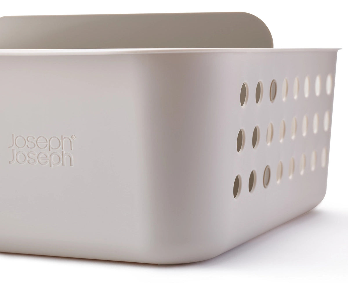 EasyStore Aufbewahrungskorb in Beige präsentiert im Onlineshop von KAQTU Design AG. Aufbewahrungsbehälter ist von Joseph Joseph