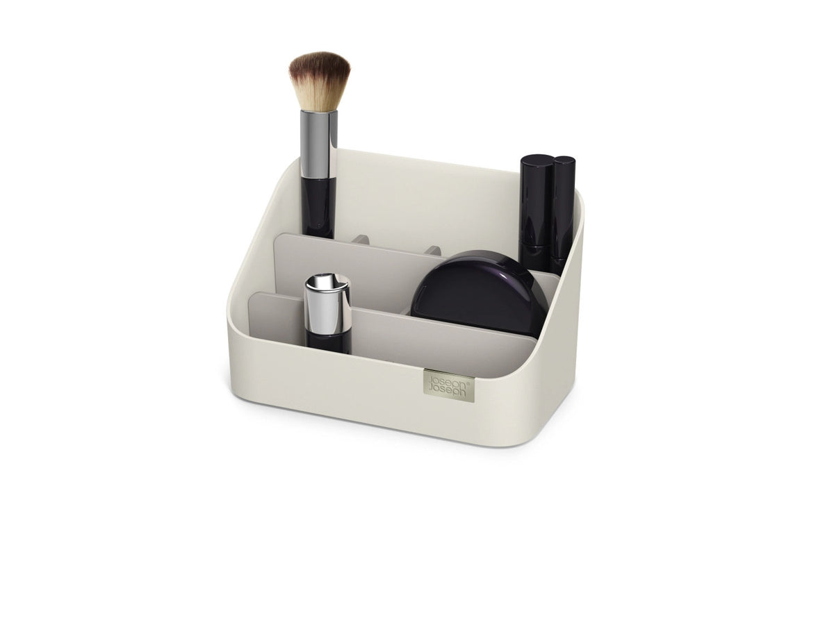 Viva gestufter Kosmetik-Organizer, 18x10.7x11cm in Beige präsentiert im Onlineshop von KAQTU Design AG. Pflege ist von Joseph Joseph