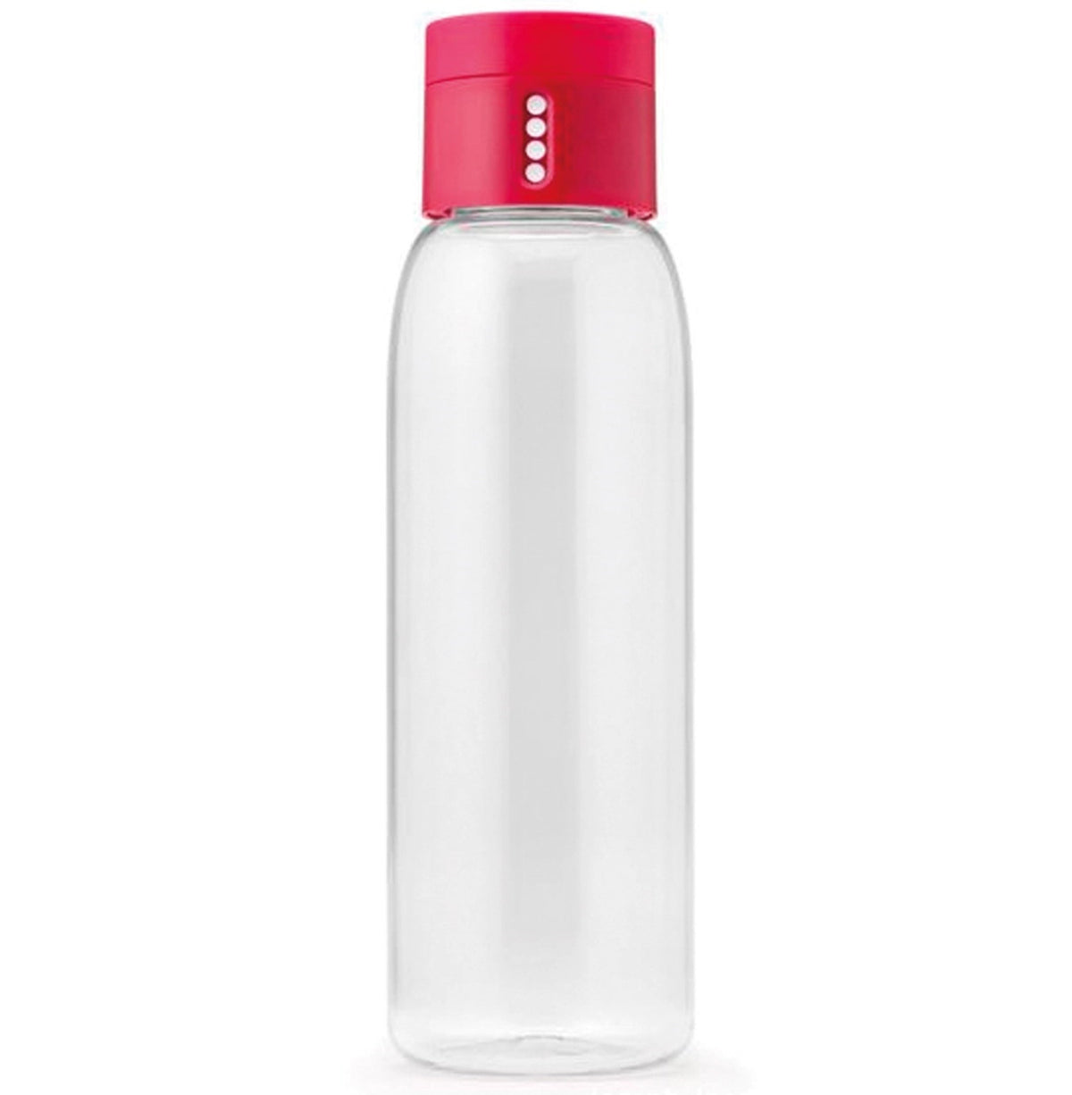 Dot Trinkflasche, transp. pink, 600 ml in Rot präsentiert im Onlineshop von KAQTU Design AG. ist von Joseph Joseph