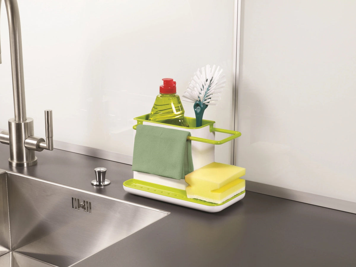 Sink Caddy schwarz grau 20x13.5x11.5cm in Silber präsentiert im Onlineshop von KAQTU Design AG. Abwasch ist von Joseph Joseph