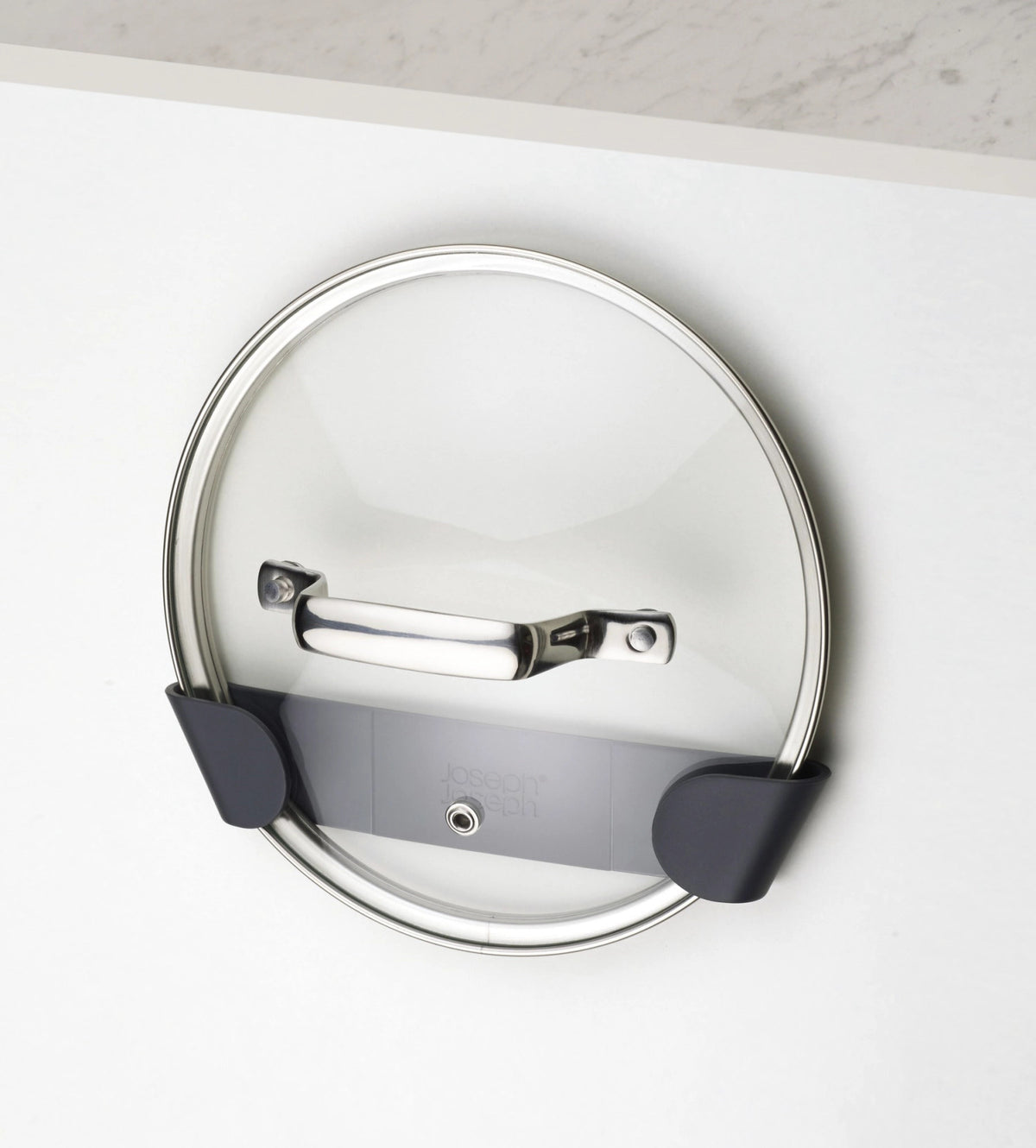 CupboardStore für Pfannendeckel, 4 Stk. in Silber präsentiert im Onlineshop von KAQTU Design AG. Aufbewahrungsbehälter ist von Joseph Joseph