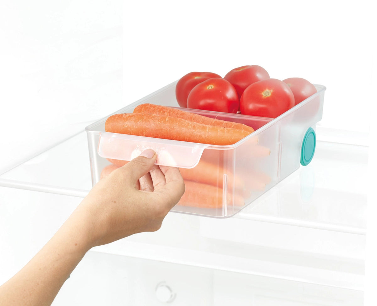 FridgeStore Aufbewahrungsbox gross in Blau präsentiert im Onlineshop von KAQTU Design AG. Aufbewahrungsbehälter ist von Joseph Joseph