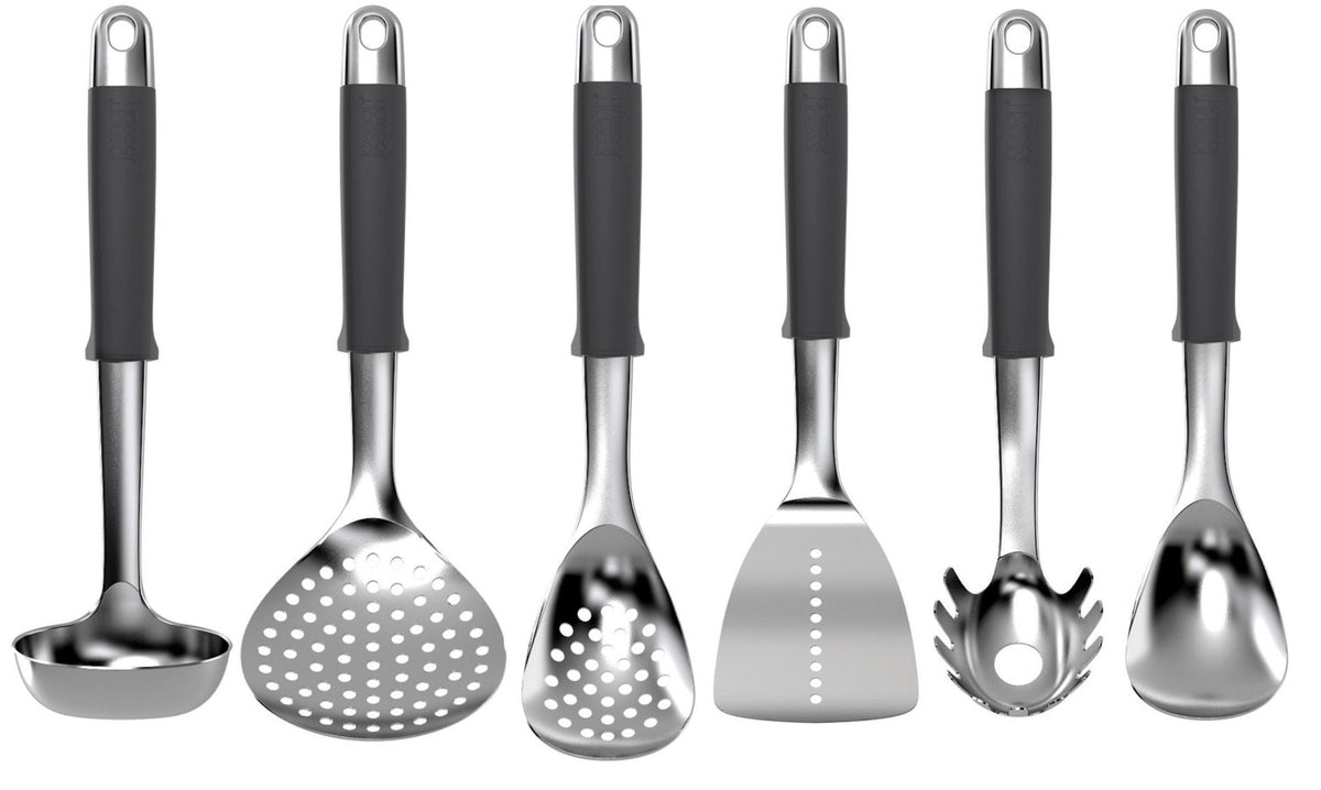 Edelstahl Collection Elevate Karussell - Edelstahl Nylon in Silber präsentiert im Onlineshop von KAQTU Design AG. Küchenhelfer ist von Joseph Joseph
