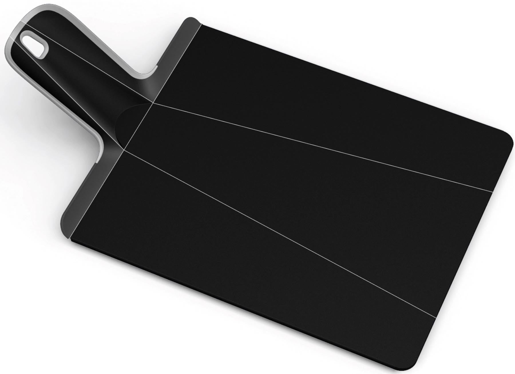 Chop2pot Plus Schneidebrett schwarz 38x21x1.5cm in Schwarz präsentiert im Onlineshop von KAQTU Design AG. Schneidbrett ist von Joseph Joseph