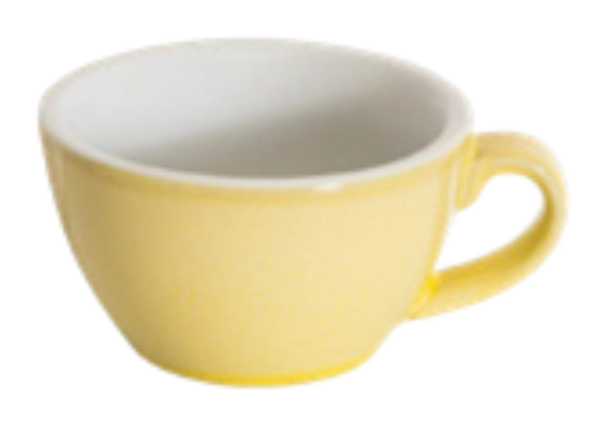 Egg Kaffeetasse 150ml von Loveramics aus Keramik/Porzellan/Steinzeug in Elfenbein, ovale Eierform, erhältlich in verschiedenen Farbvarianten