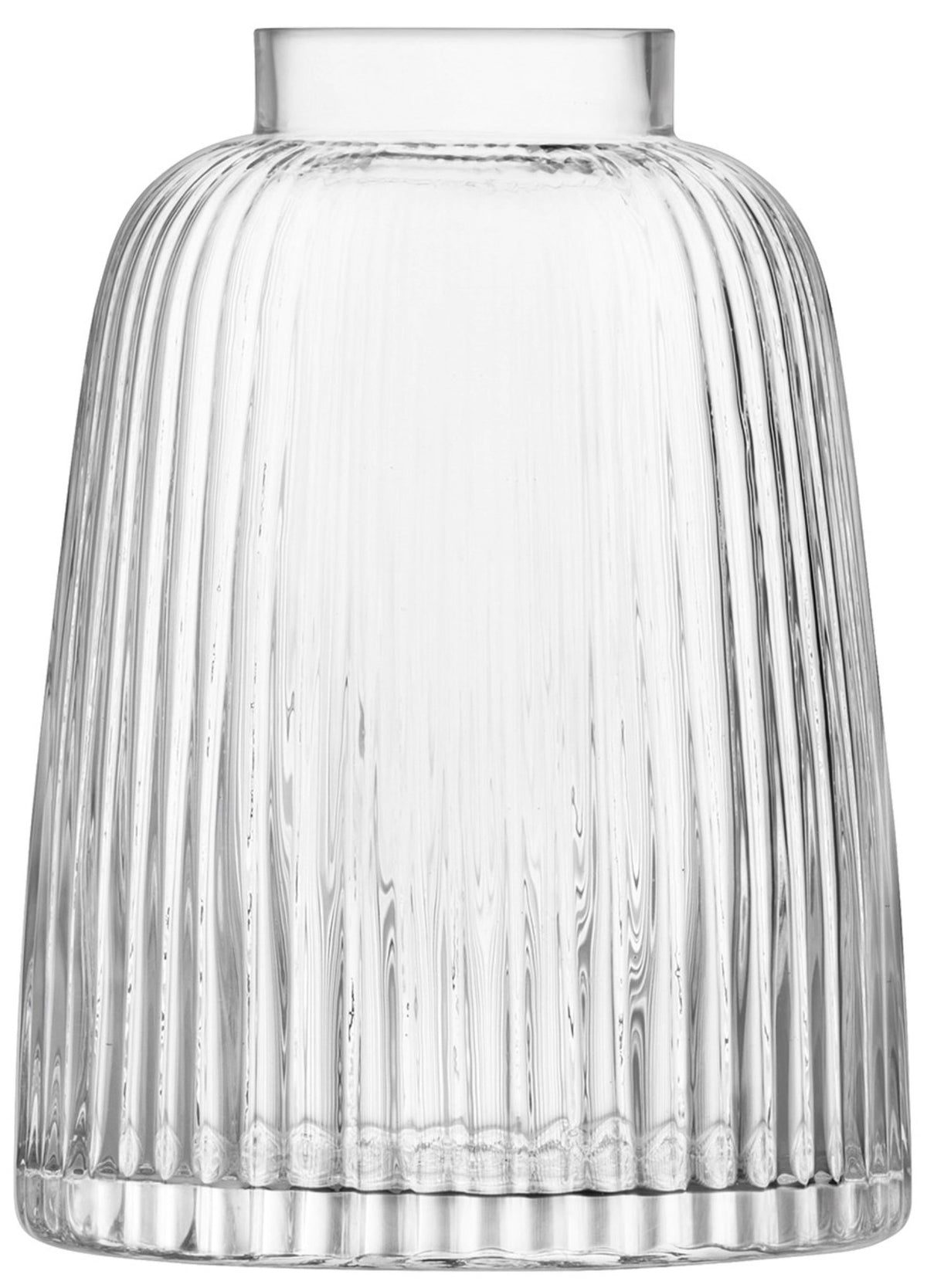 Pleat Vase H26cm - klar in Transparent präsentiert im Onlineshop von KAQTU Design AG. Vase ist von LSA