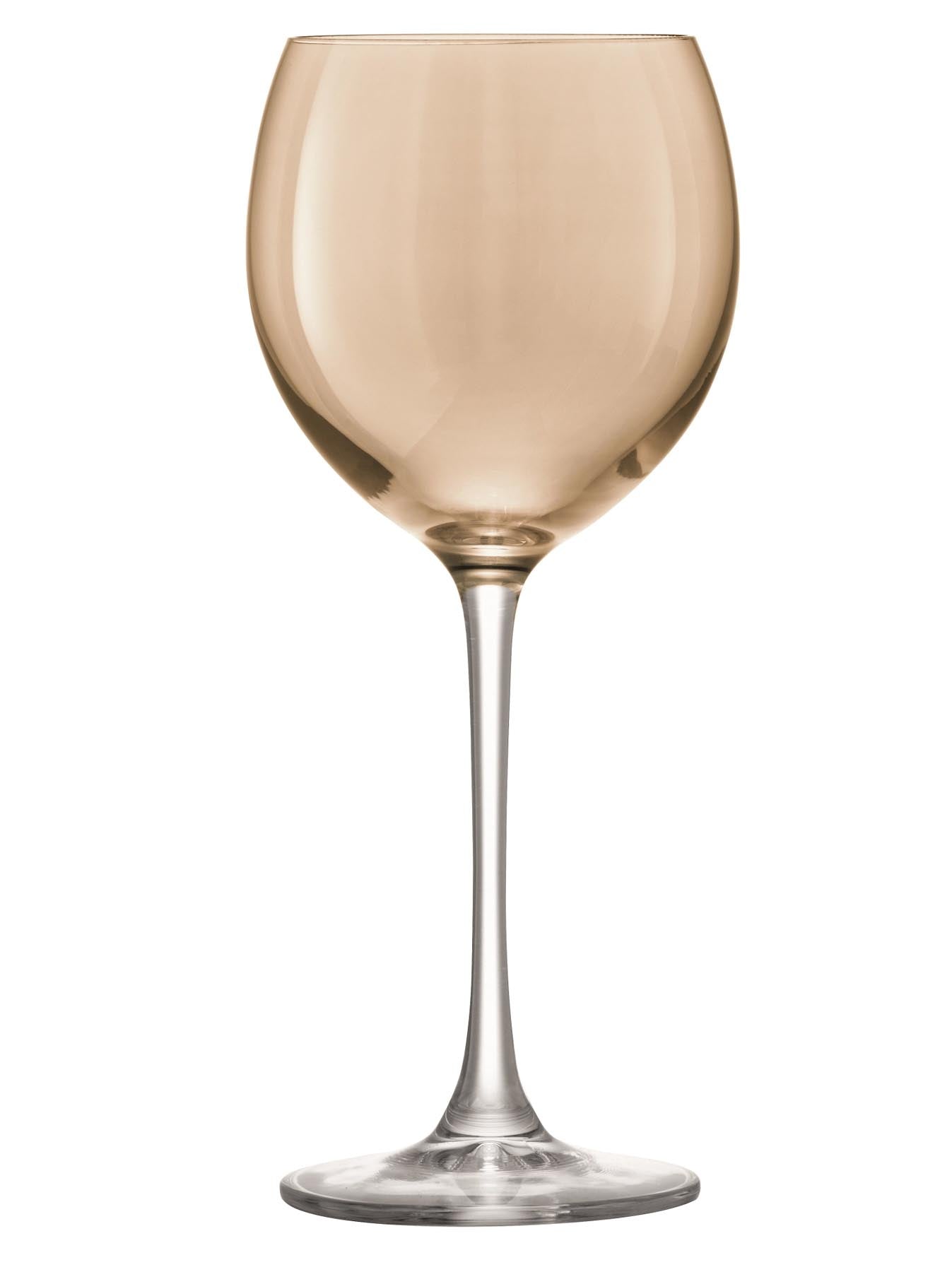 Elegantes 4er Set Polka Weingläser (400ml) in stilvollen Metallfarben, ideal für besondere Anlässe und geschmackvolle Dekoration.