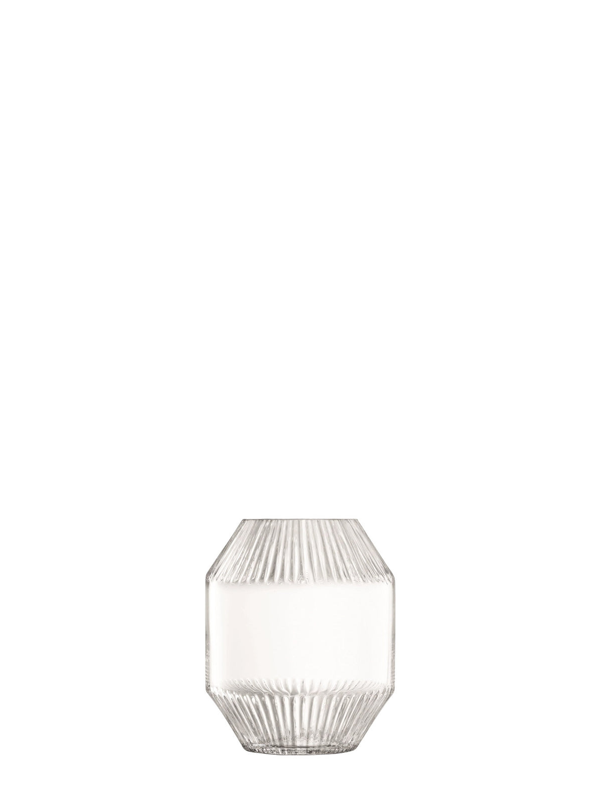 Rotunda Vase H20cm Klar in Transparent präsentiert im Onlineshop von KAQTU Design AG. Vase ist von LSA