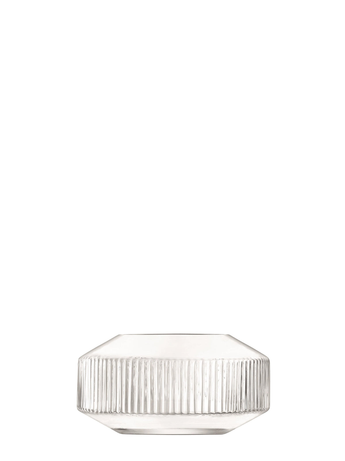 Rotunda Breite Vase H14cm Klar in Transparent präsentiert im Onlineshop von KAQTU Design AG. Vase ist von LSA