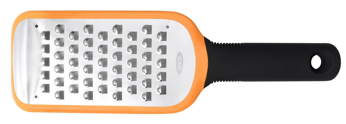 GG Reibe grob geätzt in Orange präsentiert im Onlineshop von KAQTU Design AG. Reiben + Raffeln ist von OXO