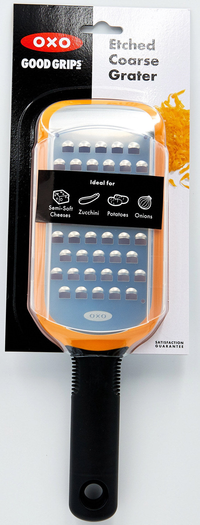 GG Reibe grob geätzt in Orange präsentiert im Onlineshop von KAQTU Design AG. Reiben + Raffeln ist von OXO