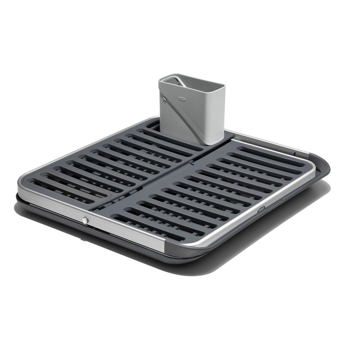OXO Good Grips Abtropfgestell faltbar, 42x37cm in Grau präsentiert im Onlineshop von KAQTU Design AG. Abwasch ist von OXO