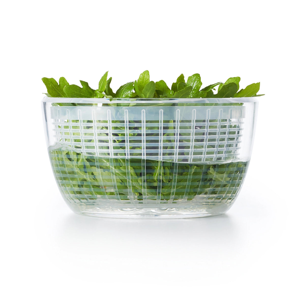 Salatschleuder, rund klein, transparent, 2.7 lt in Transparent präsentiert im Onlineshop von KAQTU Design AG. Salatzubehör ist von OXO