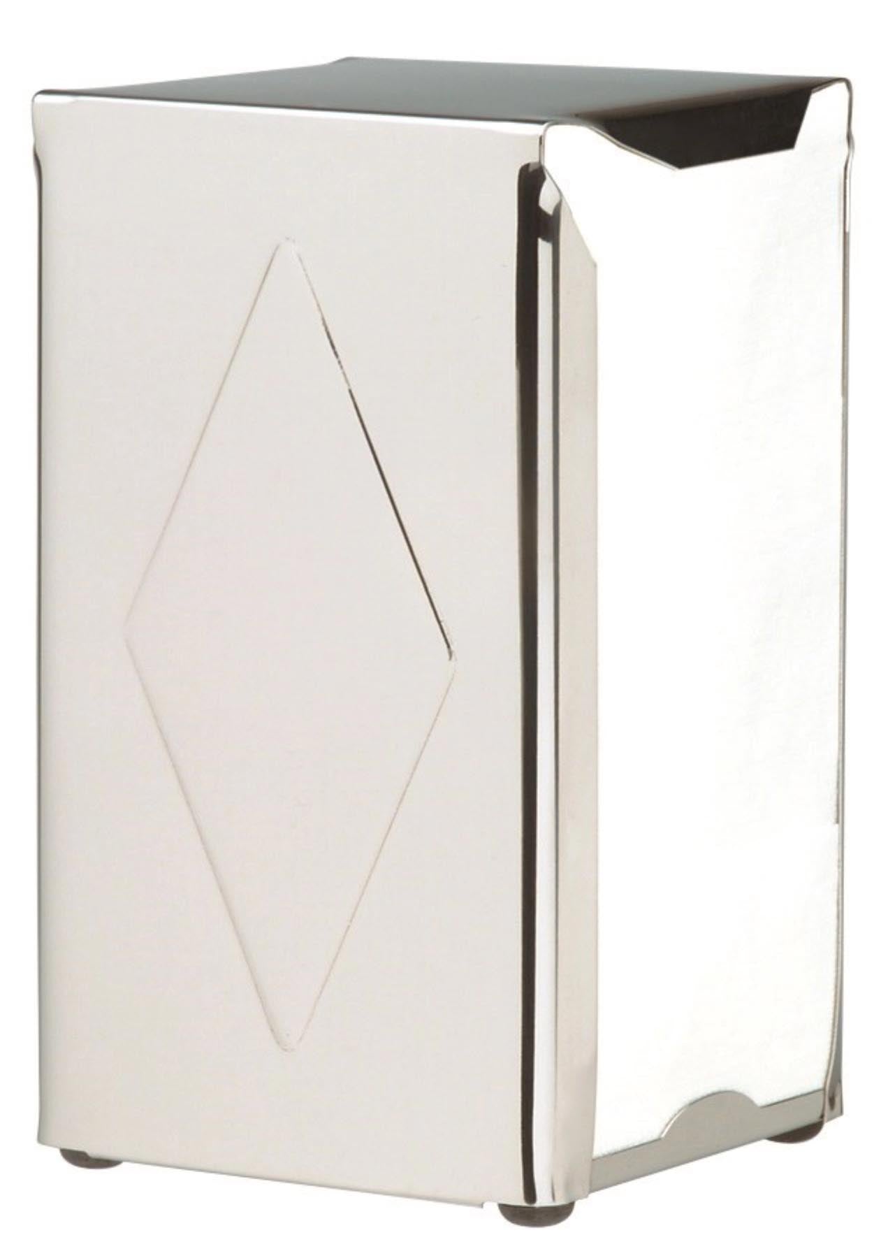 Serviettenspender 9x9x18cm in Silber präsentiert im Onlineshop von KAQTU Design AG. Küchenhelfer ist von Piazza