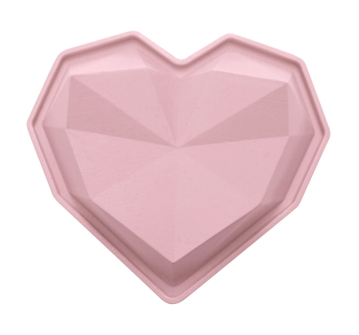 6er Set Silikonform Diamantherzen in Pink präsentiert im Onlineshop von KAQTU Design AG. Backform / Backblech ist von Scrap Cooking