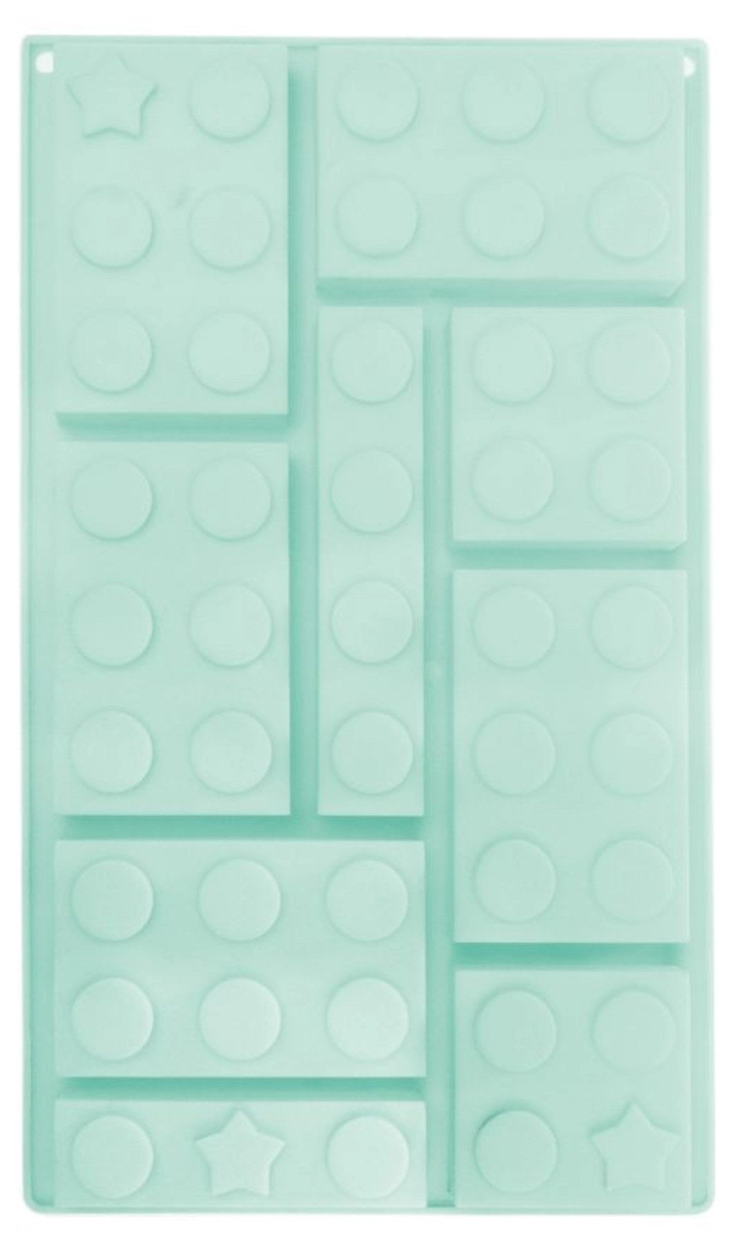 Silikonbackform Ziegelsteine in Blau präsentiert im Onlineshop von KAQTU Design AG. Backform / Backblech ist von Scrap Cooking