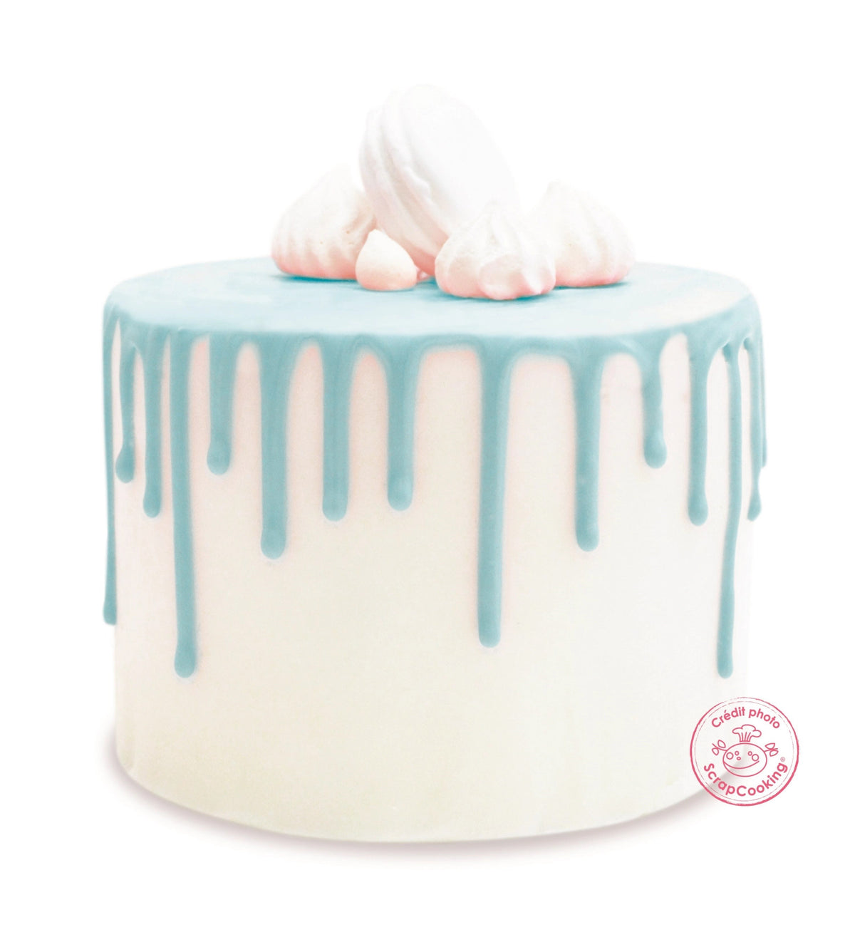 Schokoladengeschmacksglasur Drip Cake, blau 130g in Blau präsentiert im Onlineshop von KAQTU Design AG. Zutaten ist von Scrap Cooking