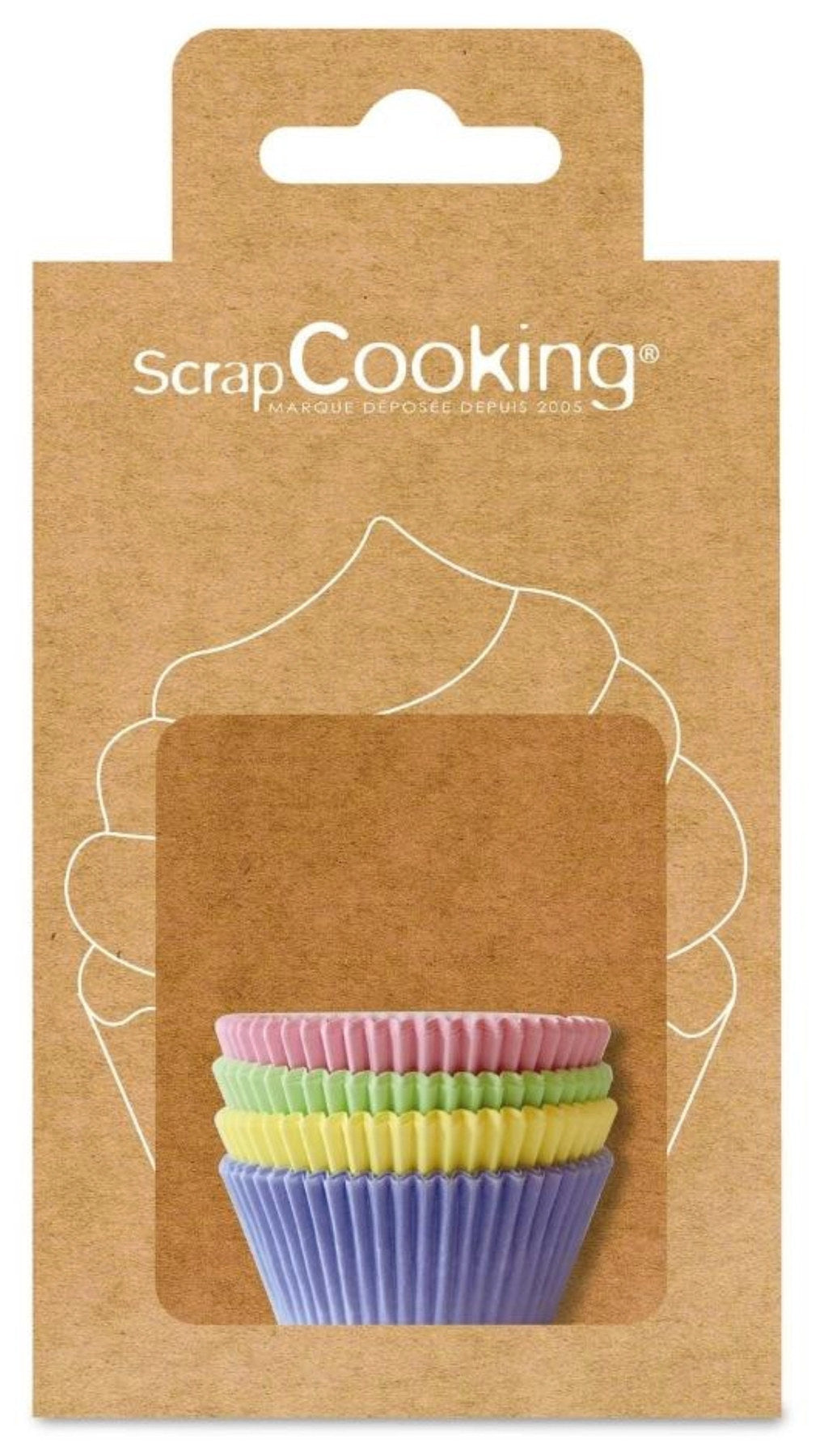 76 Stk. Papierförmchen mini in Mehrfarbig präsentiert im Onlineshop von KAQTU Design AG. Backform / Backblech ist von Scrap Cooking