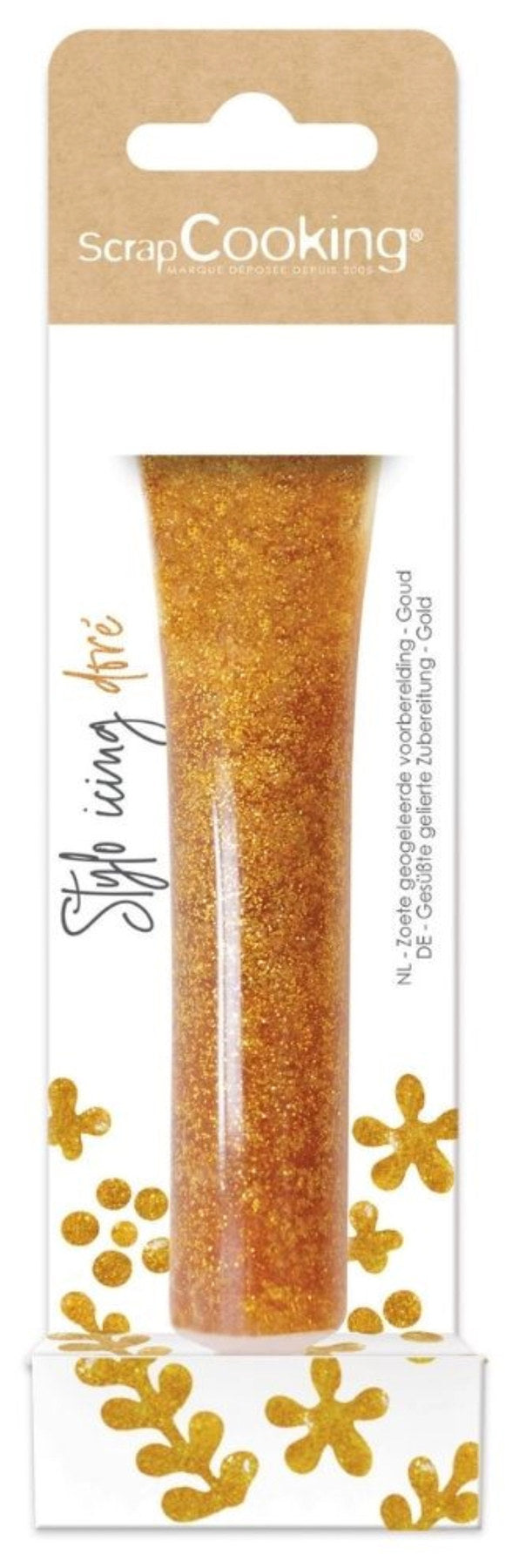 Icing Zuckergussstift gold, 26g in Gold präsentiert im Onlineshop von KAQTU Design AG. Zutaten ist von Scrap Cooking
