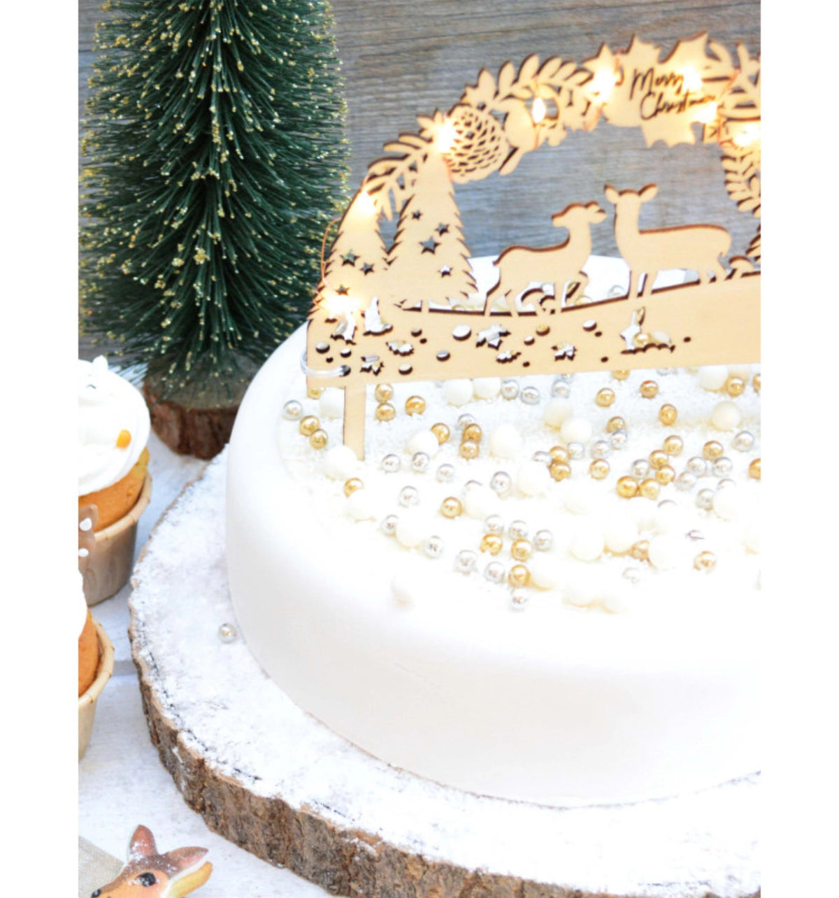 Deko Zucker Mix Zauber-Perlen, gold, silber, weiss in Mehrfarbig präsentiert im Onlineshop von KAQTU Design AG. Zutaten ist von Scrap Cooking