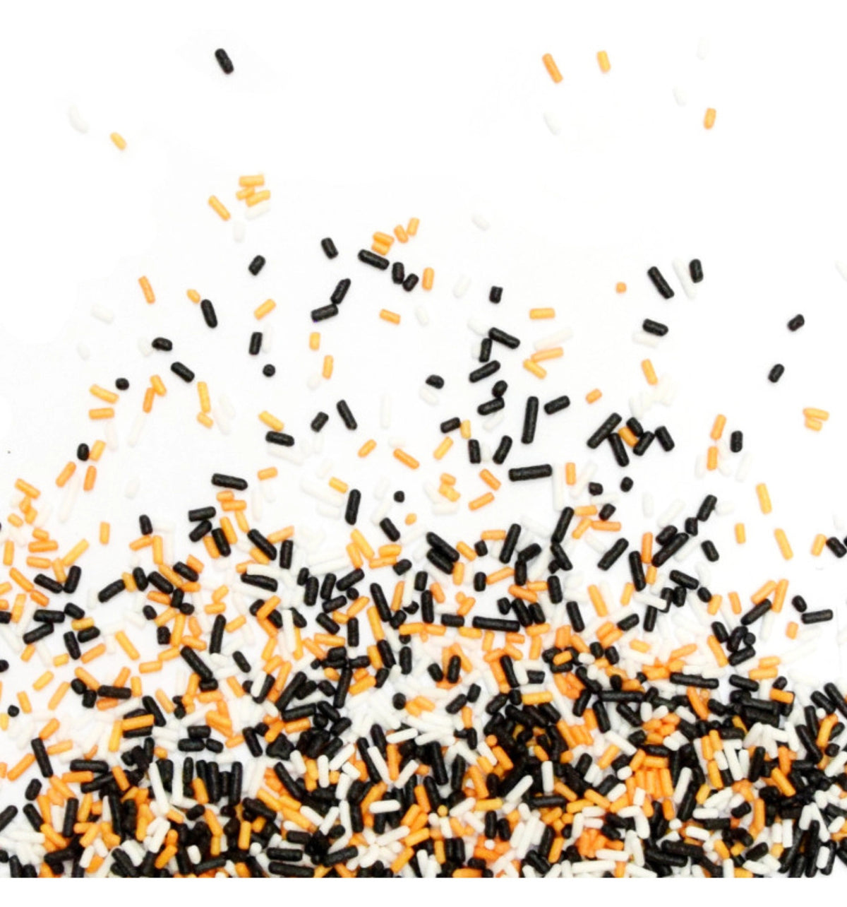 Deko Zucker orange schwarz weissen Non-Pareilles 80g in Mehrfarbig präsentiert im Onlineshop von KAQTU Design AG. Zutaten ist von Scrap Cooking