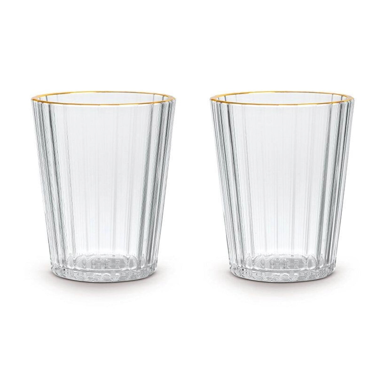 2er Set Gläser aus Acryl 350ml in Transparent präsentiert im Onlineshop von KAQTU Design AG. Glas ist von Easy Life