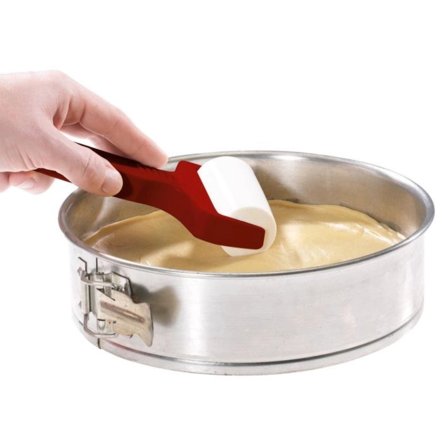 Praktische Backformwalze von Westmark, perfekt zum gleichmäßigen Ausrollen von Teig, ergonomisch gestaltet und pflegeleicht für müheloses Backen.