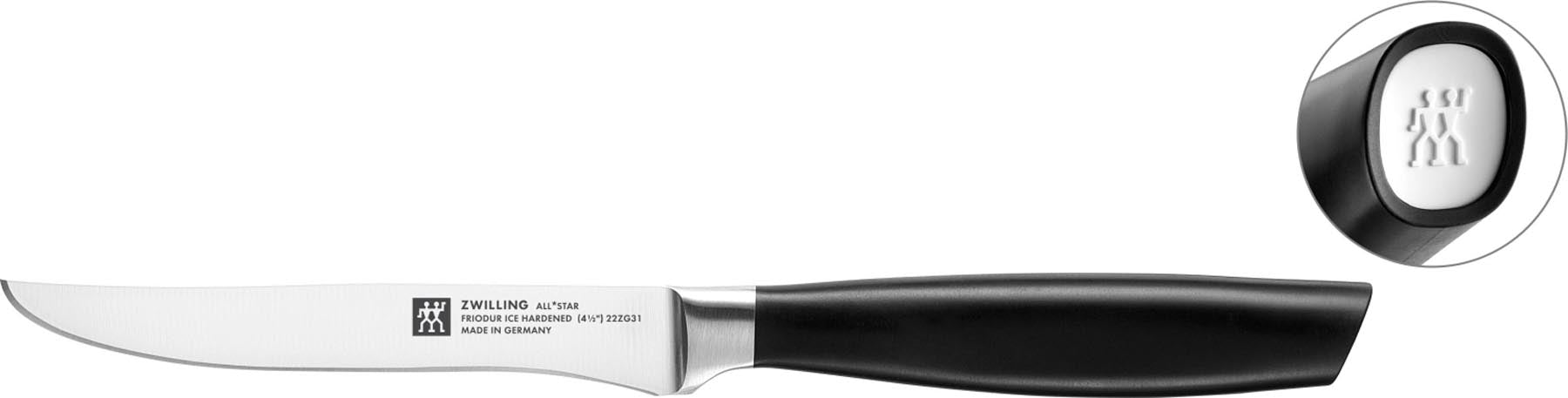 All Star Steakmesser 120, weiss in Weiss präsentiert im Onlineshop von KAQTU Design AG. Küchenmesser ist von Zwilling