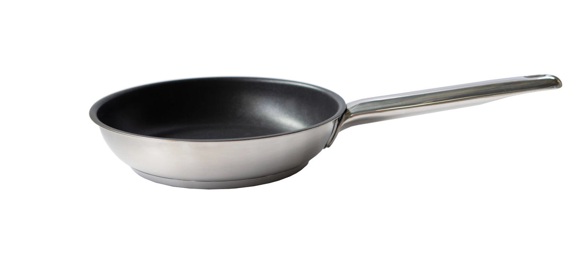 Resto 3 Duraslide Bratpfanne 32cm in Silber präsentiert im Onlineshop von KAQTU Design AG. Bratpfanne ist von Demeyere