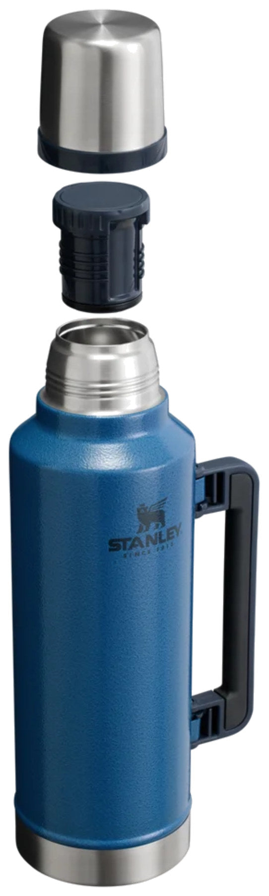 Legendary Classic Flasche 1.9l hammertone lake in Schwarz präsentiert im Onlineshop von KAQTU Design AG. Thermosflasche ist von Stanley