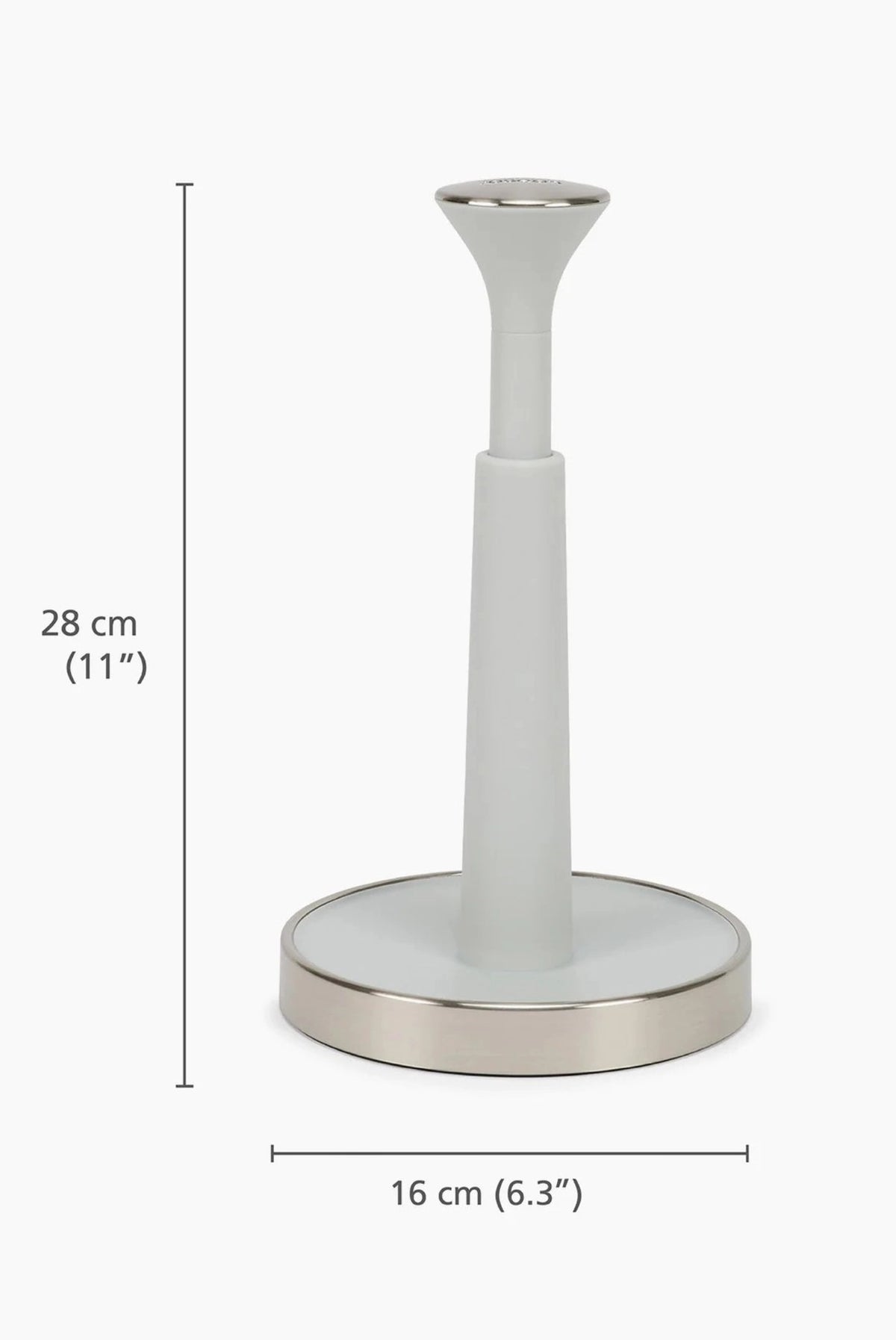 Push+Tear Papierrollenhalter ecru für Küchenrollen bis H24cm in Beige präsentiert im Onlineshop von KAQTU Design AG. Papierrollenhalter ist von Joseph Joseph