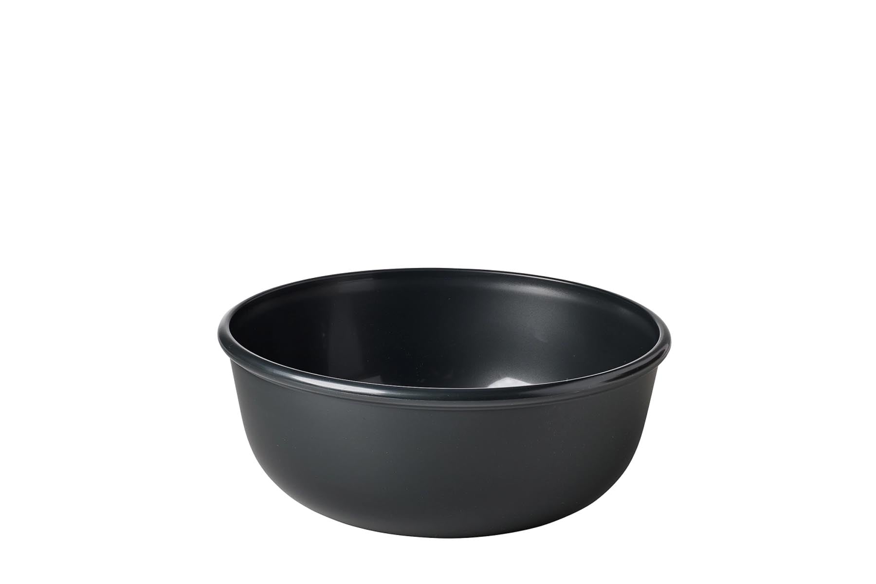 Moderne Mepal Pro Essschale in Nordic Black, 1250 ml, aus robustem PET, ideal für ansprechendes Servieren und vielseitige Aufbewahrung.