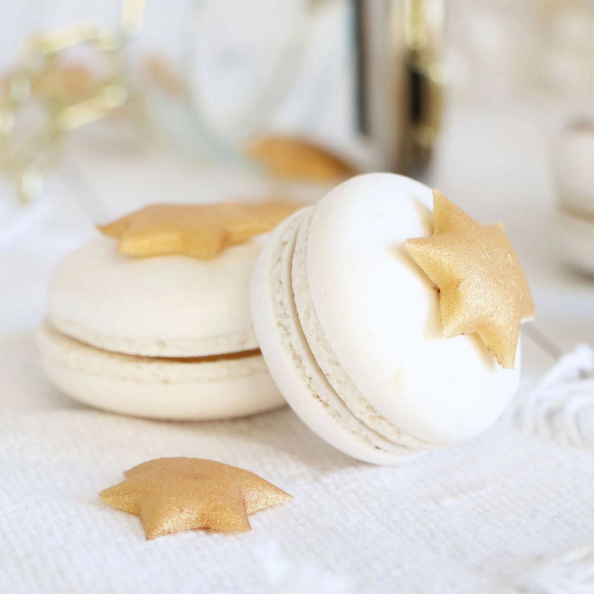 Marzipandekor Weihnachten Sterne 15g in Gold präsentiert im Onlineshop von KAQTU Design AG. Zutaten ist von Scrap Cooking