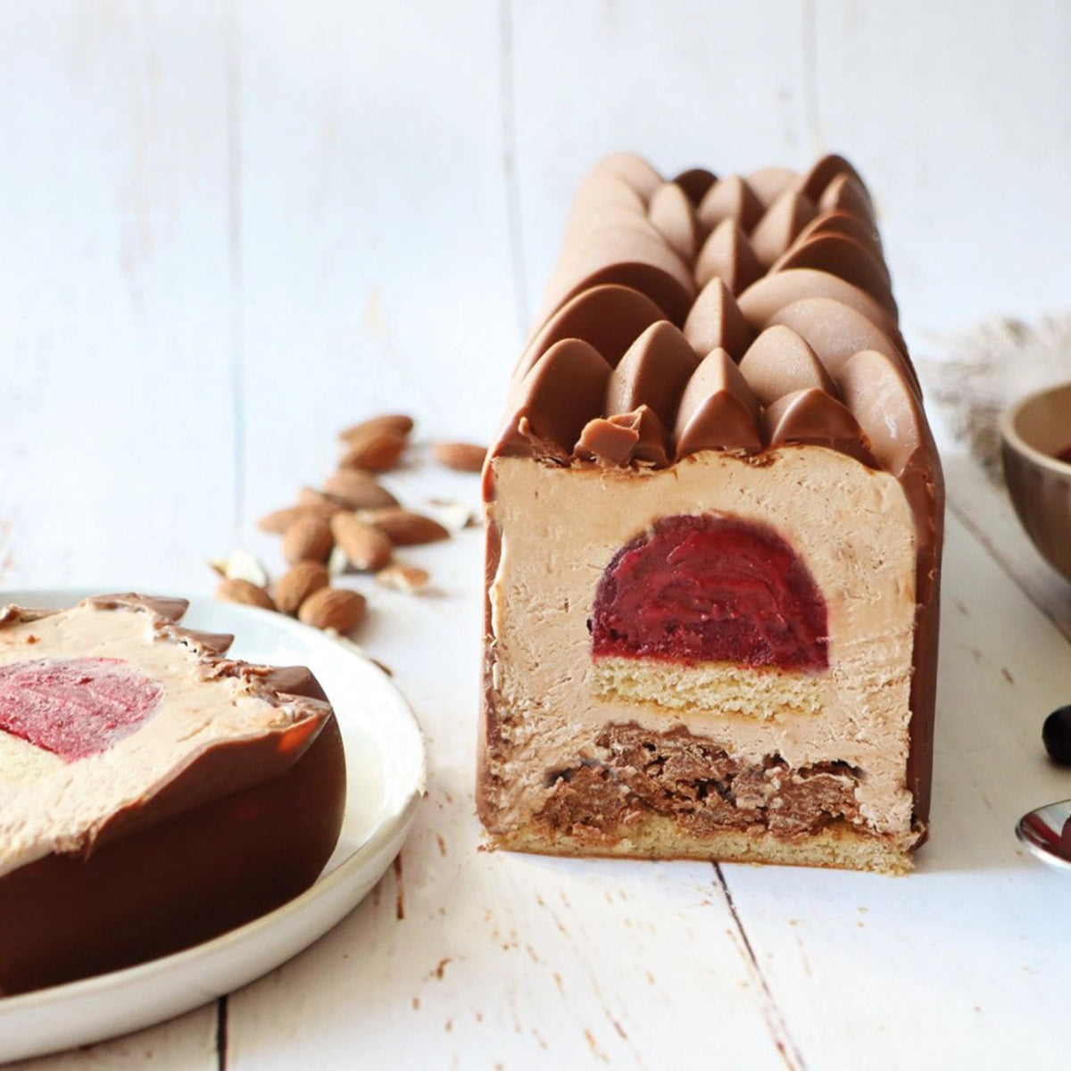 3er Set Bûche Instant in Weiss präsentiert im Onlineshop von KAQTU Design AG. Backform / Backblech ist von Scrap Cooking