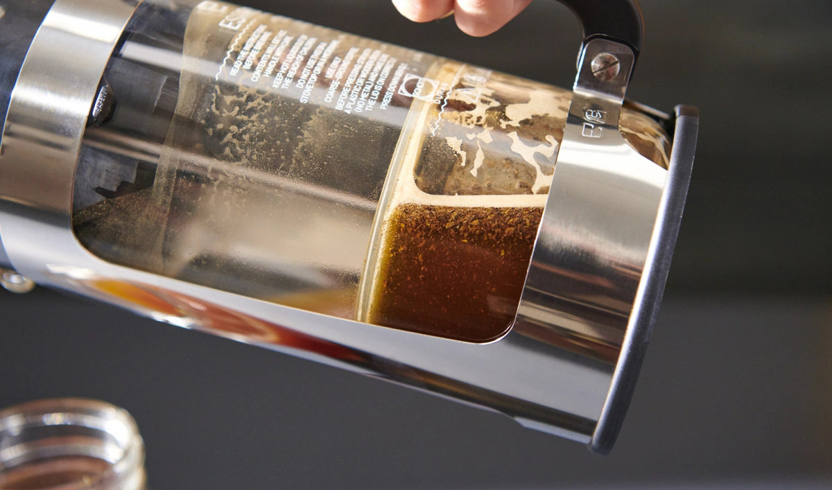 French Press P5 532ml Kunststoff glänzend in Silber präsentiert im Onlineshop von KAQTU Design AG. Küchengerät ist von Espro
