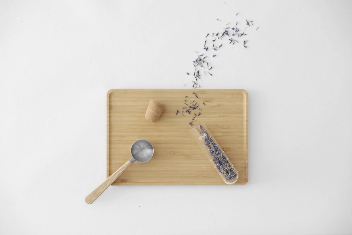Pure Teelöffel L15.5cm Edelstahl Holz in Braun präsentiert im Onlineshop von KAQTU Design AG. Kochbesteck ist von Viva