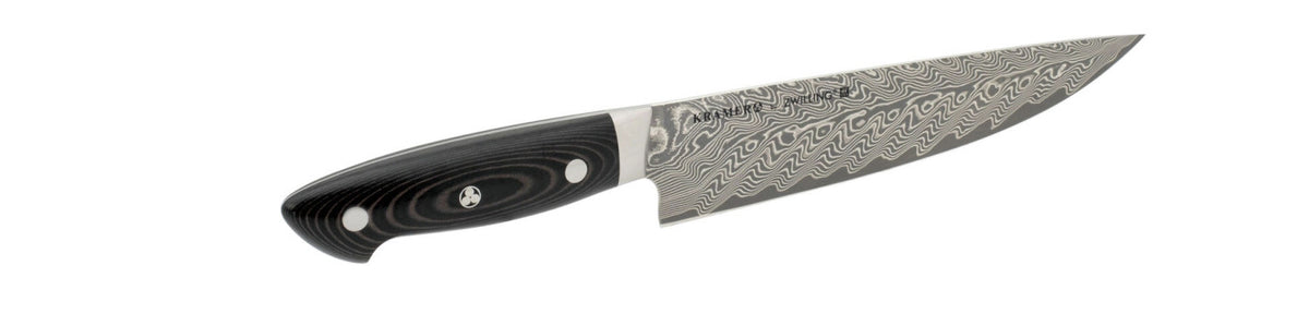 Kramer Euro Stainless Kochmesser 20cm in Schwarz präsentiert im Onlineshop von KAQTU Design AG. Küchenmesser ist von Zwilling