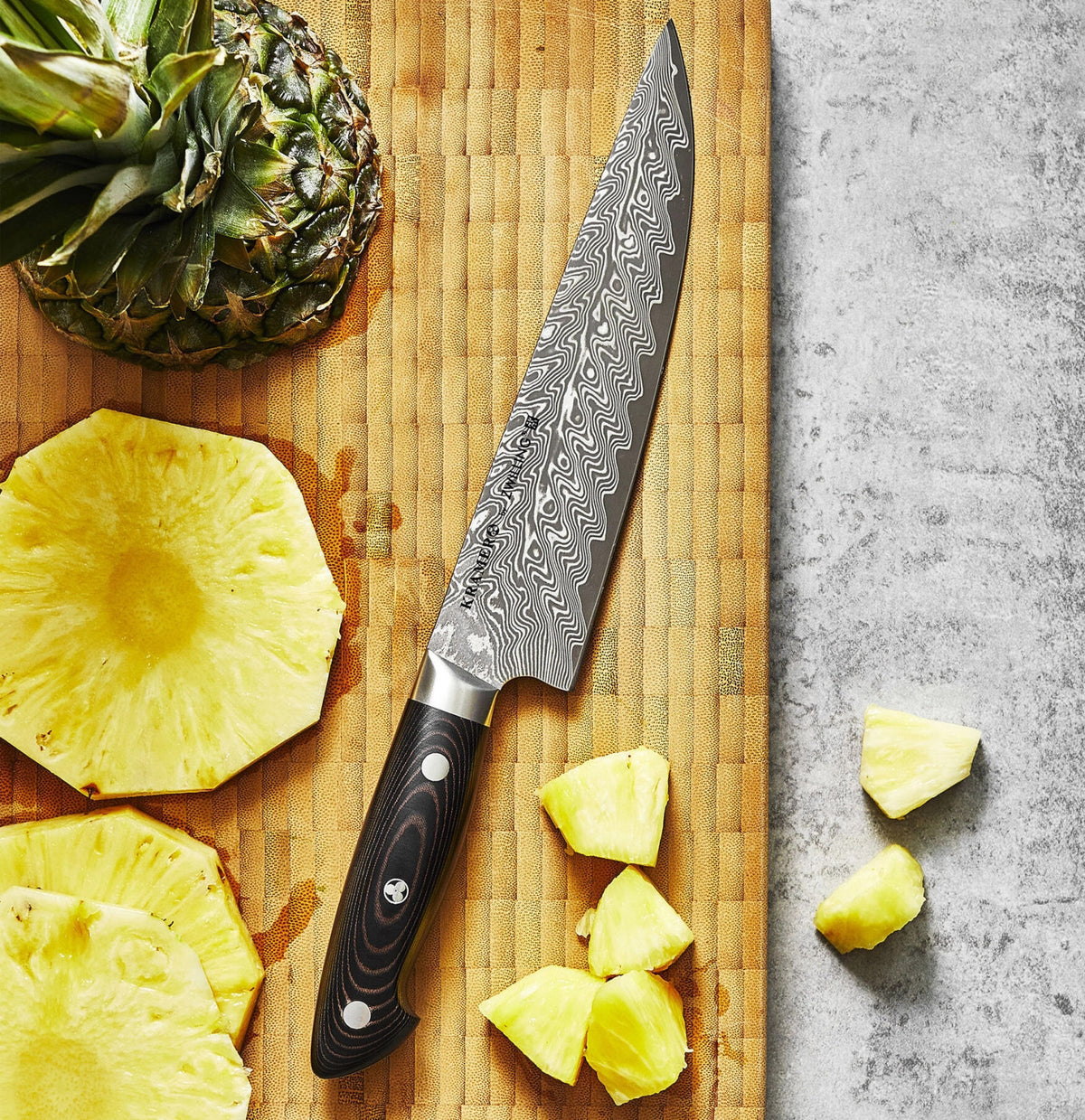 Kramer Euro Stainless Kochmesser 20cm in Schwarz präsentiert im Onlineshop von KAQTU Design AG. Küchenmesser ist von Zwilling