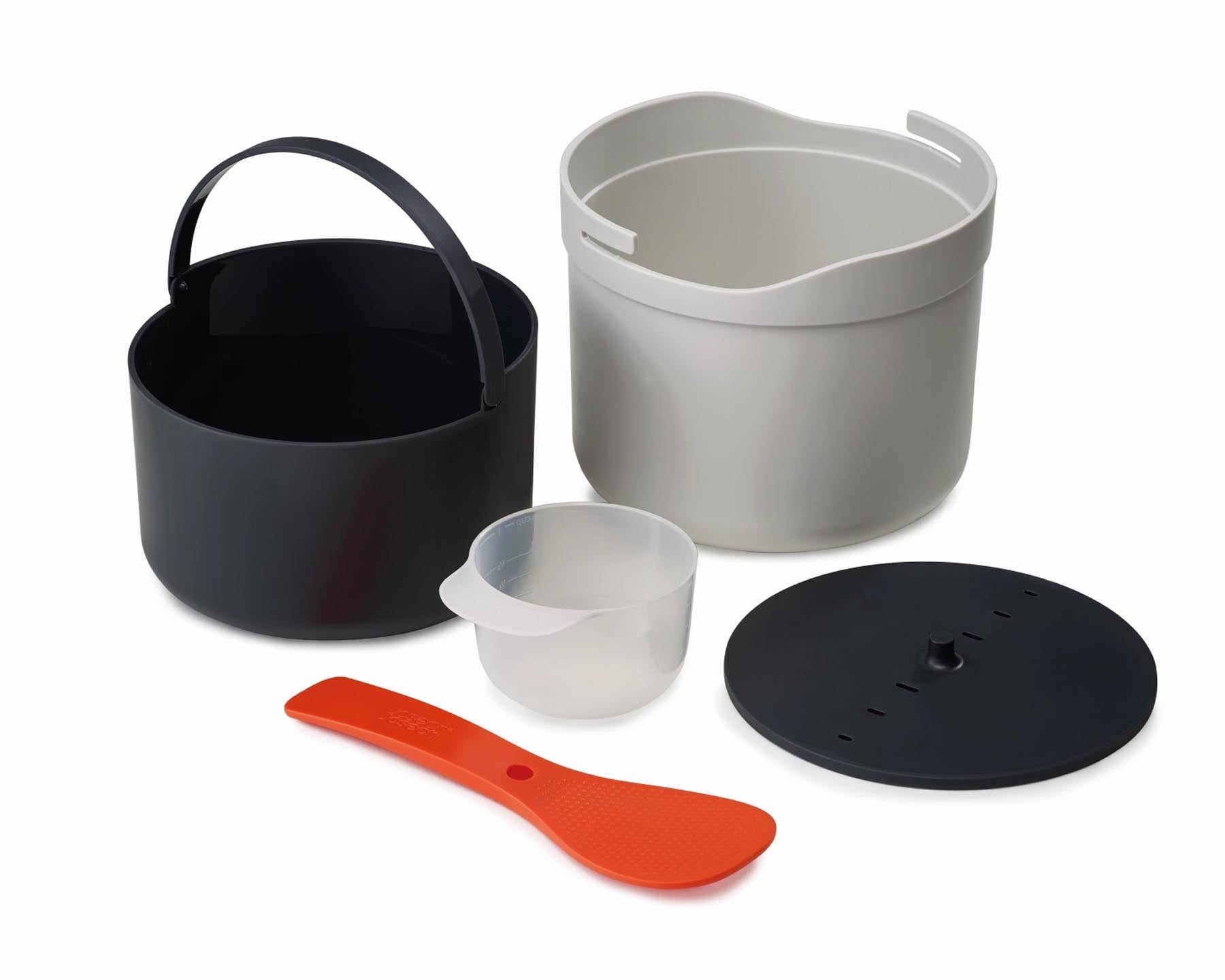 M-Cuisine Reiskocher H22cm D14cm grau orange in Mehrfarbig präsentiert im Onlineshop von KAQTU Design AG. Kochbesteck ist von Joseph Joseph