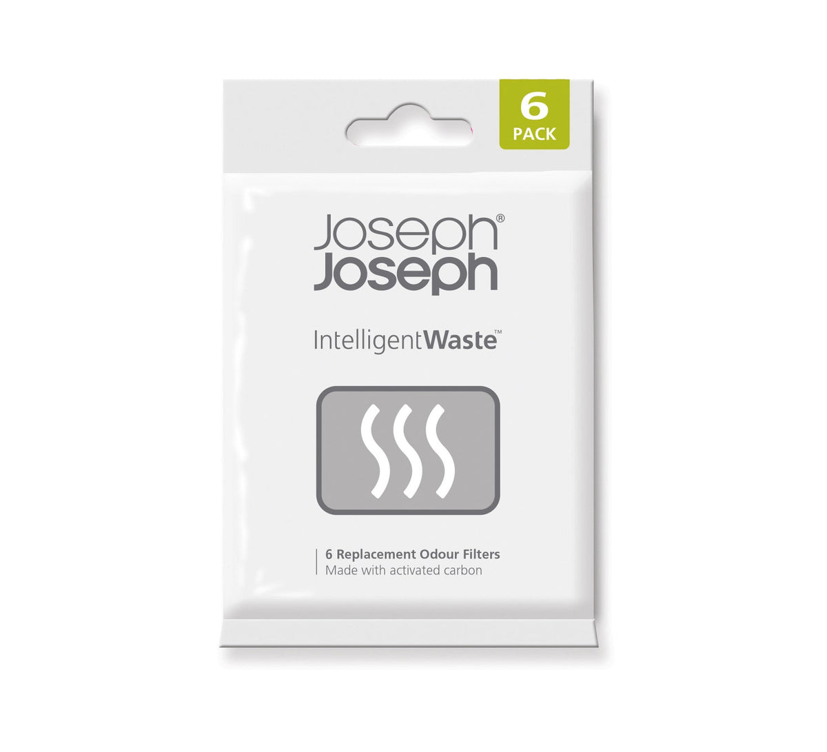 6er Set Ersatz Geruchfilter für 170907 & 170908 in Weiss präsentiert im Onlineshop von KAQTU Design AG. Küchenhelfer ist von Joseph Joseph