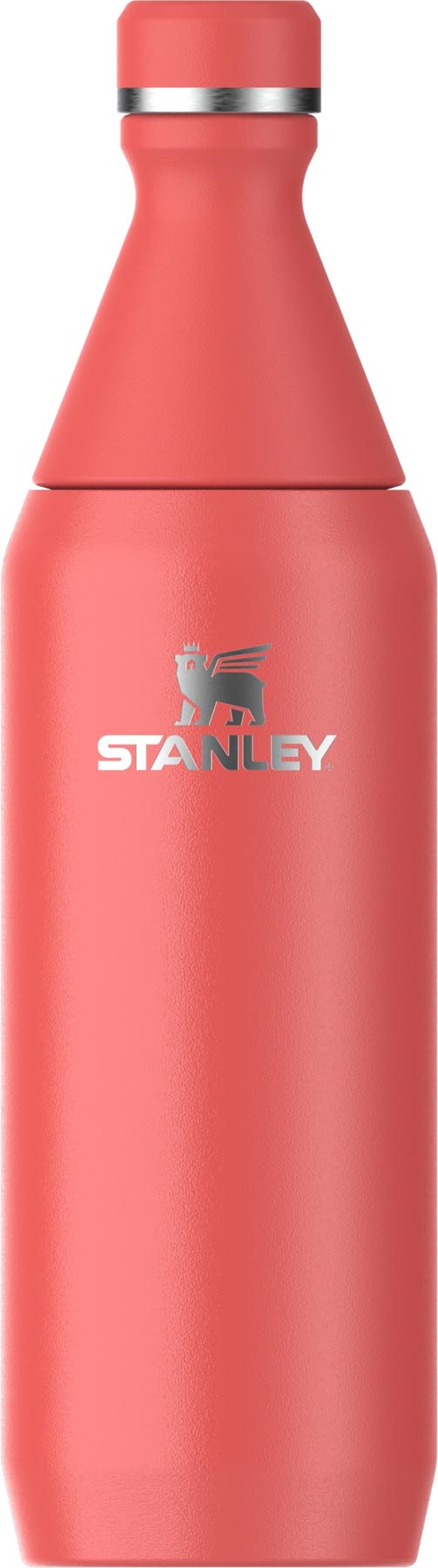 All Day Slim Flasche 0.6l hot coral gloss in Rot präsentiert im Onlineshop von KAQTU Design AG. Aufbewahrungsbehälter ist von Stanley