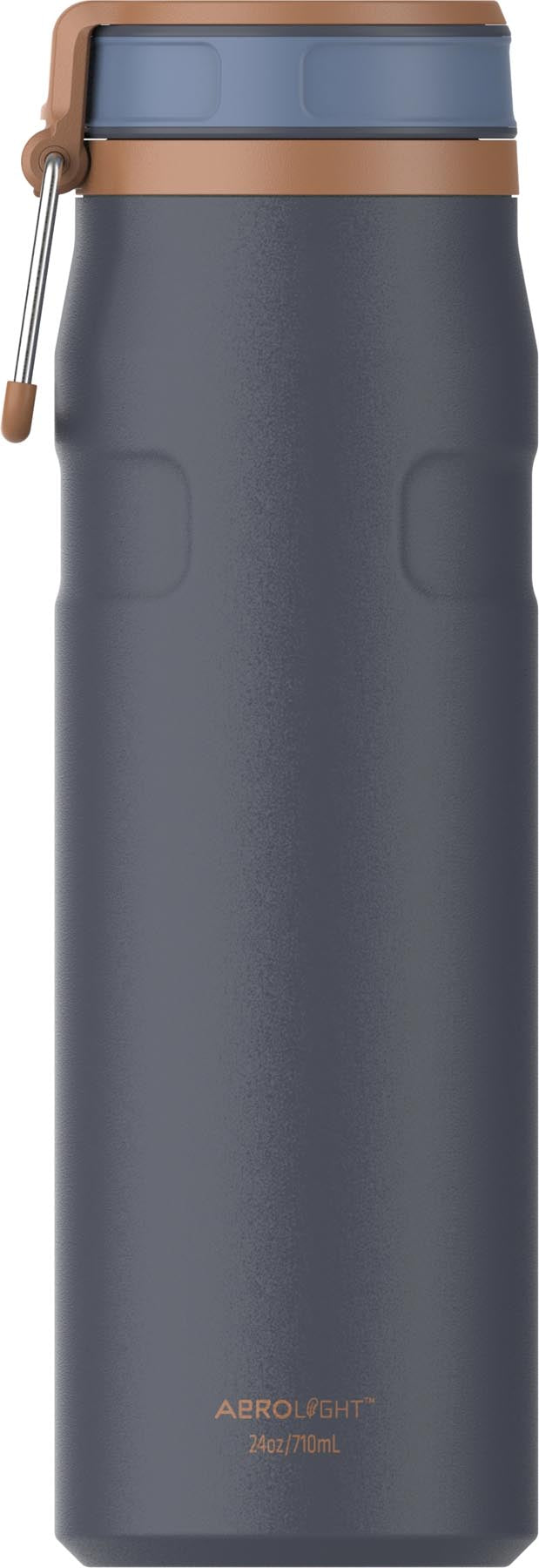 Moderne Stanley IceFlow Twist Flip Flasche in elegantem Twilight-Blau, 0.7l, perfekt für erfrischende Getränke unterwegs.