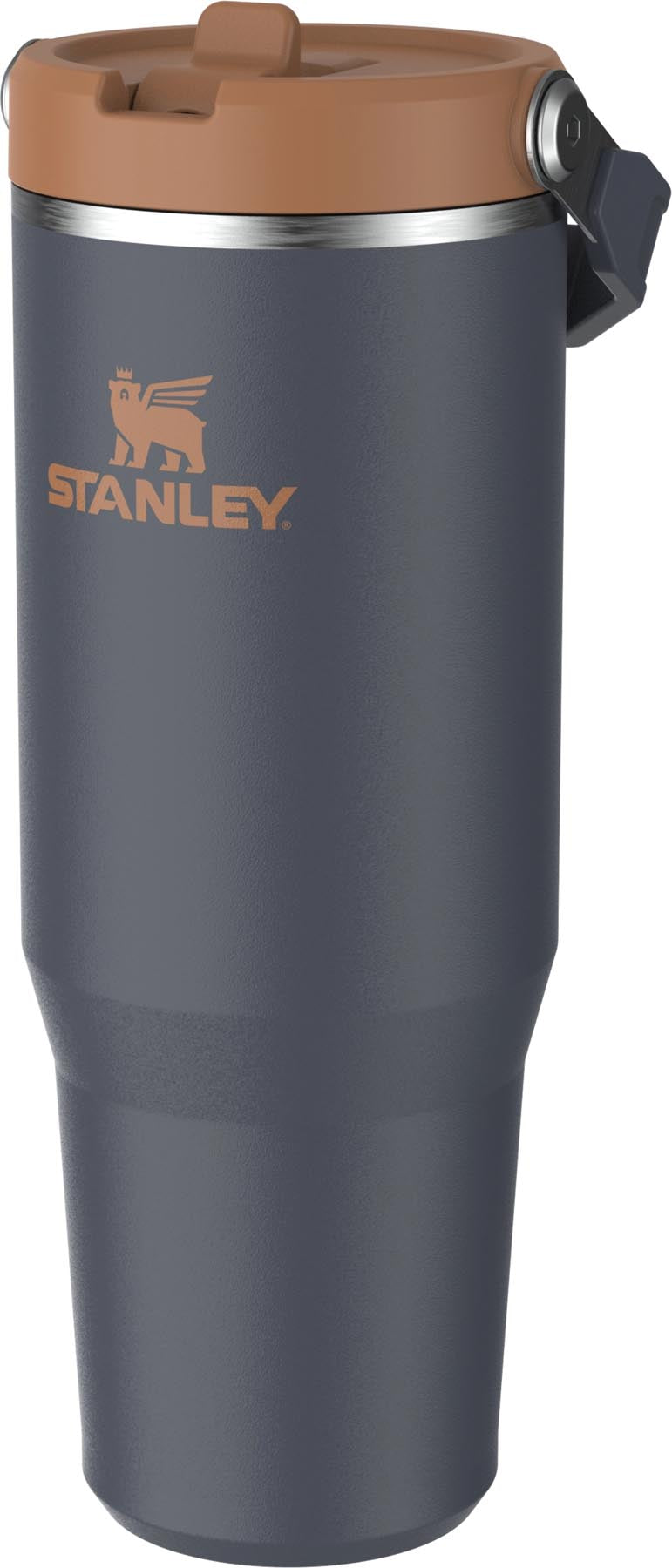 Stylischer IceFlow Flip Straw Becher in Twilight-Blau von Stanley, ideal für kalte Getränke und unterwegs. 0.89l Fassungsvermögen.