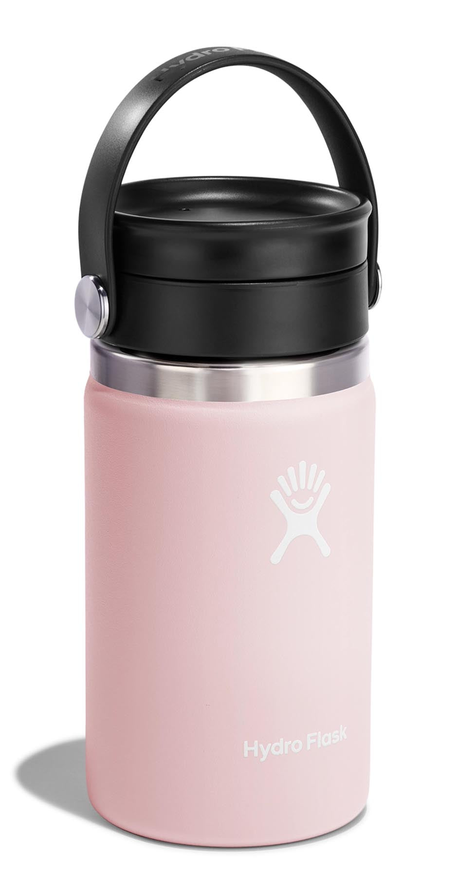 Praktische 350ml Thermosflasche in Trillium-Grün mit Wide Flex Sip Deckel von Hydro Flask, perfekt für aktive Lebensstile und nachhaltigen Genuss.