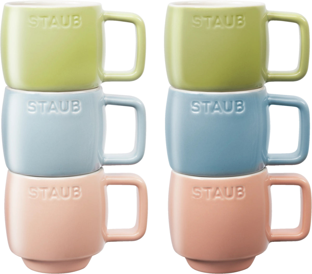 6tlg. Tassenset XS 100ml in Mehrfarbig präsentiert im Onlineshop von KAQTU Design AG. Espressotassen ist von Staub